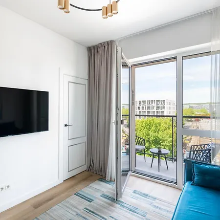 公寓 Center Apartamentai Satrijos G 维尔纽斯
